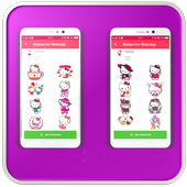 WA Pink Sticker HeloKitty - WAStickerApps icon