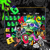 Street Skull Graffiti Keyboard icon