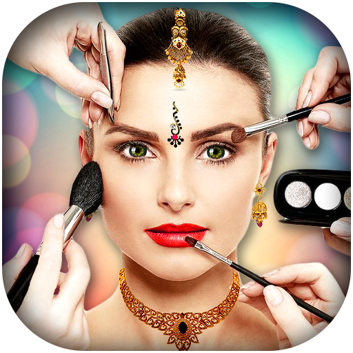 Woman Face Makeup Photo Editor icon