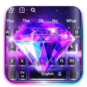 Neon Diamond Keyboard icon