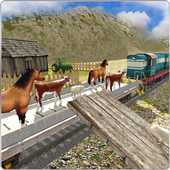 Animal Transport Train Sim 3D icon