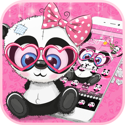 Pink Baby Panda Theme icon