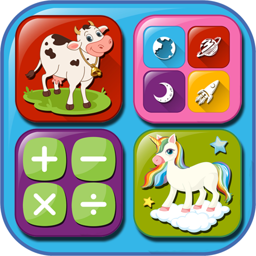 Educational brain games for 3-6 years old kids icon