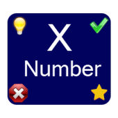 X Number icon