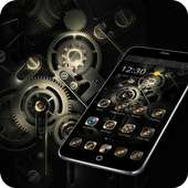 Gold Black Royal Gears Theme