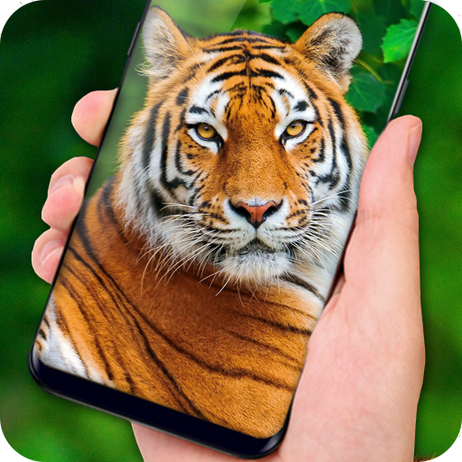 Tiger Live Wallpaper 2018: Colorful HD Backgrounds icon