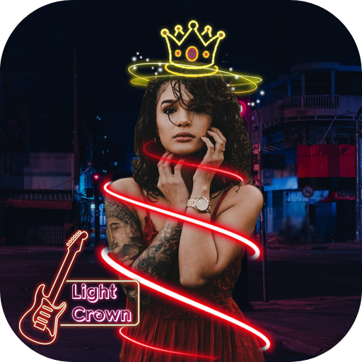 Light Crown Photo Editor - Neon Photo Editor icon