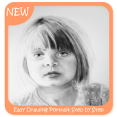 Easy Drawing Portrait Step by Step icon