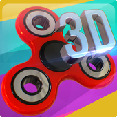 Fidget Spinner 3D icon