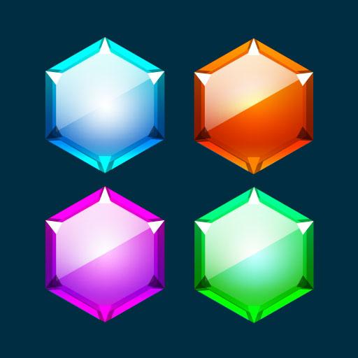 Jewel Block Puzzle - 3D Cube Solver - Brain Games icon
