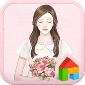 sweetgirl dodol launcher theme icon