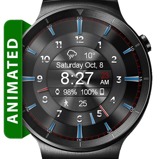 Mystic Ebony HD Watch Face Widget &amp; Live Wallpaper icon