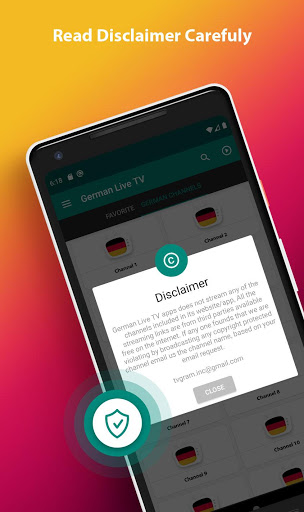 German - Free Live TV (Show, Sports,Entertainment) screenshot 6