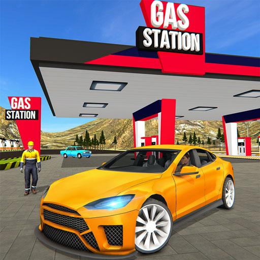 Gas Station Car Parking: 3D Auto Workshop icon