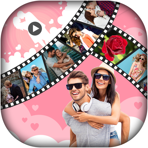 Valentine Day Video Maker 2018 - Slideshow Maker icon