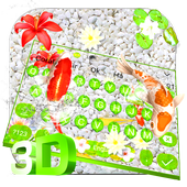 3D Lively Koi Fish Keyboard Them 🐟 icon