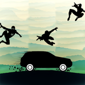 Super Heroes Spider Downhill Racing icon