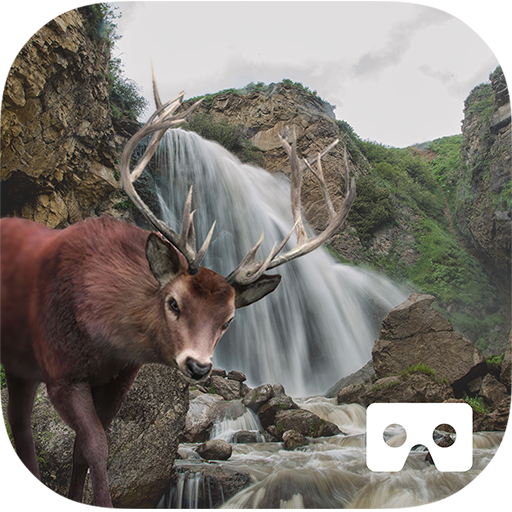 Waterfall Hunting VR Cardboard icon