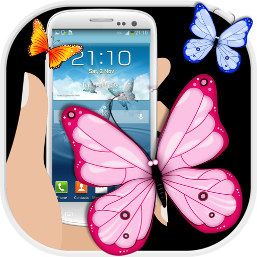 Butterflies Flying On Screen icon