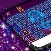 Blue Skull Keyboard Theme icon