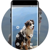 clever doggy pet lock theme icon