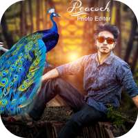 Peacock Photo Frame on 9Apps
