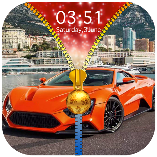 Car Zipper Lock Screen icon