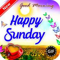 Happy Sunday GIF on 9Apps