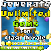 Gems Of Clash Royale APK prank icon