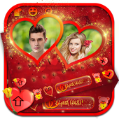 Rose Love Photo Frame Keyboard icon