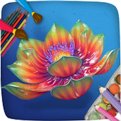 how to draw flower icon