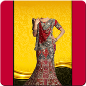 Women Wedding photo Suit icon