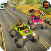 Highway Traffic Monster Truck Racer icon
