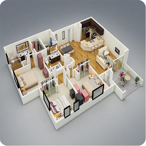 House Plan Ideas 3D icon