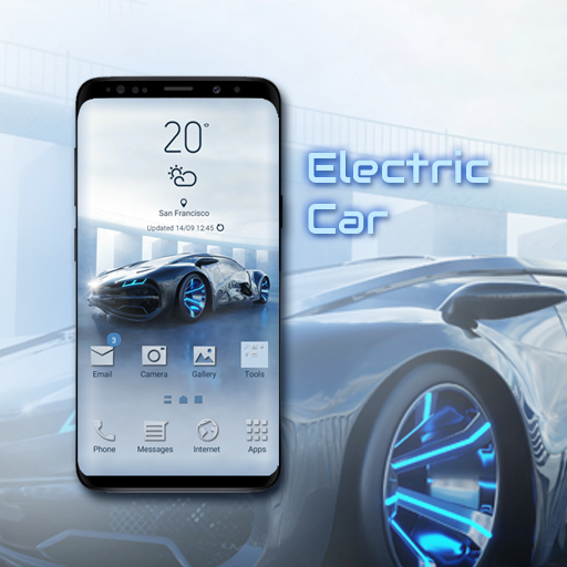 Electric Car Theme icon