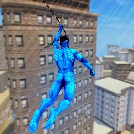 Grand Rope Hero Crime City - Flying Ice Hero Game icon