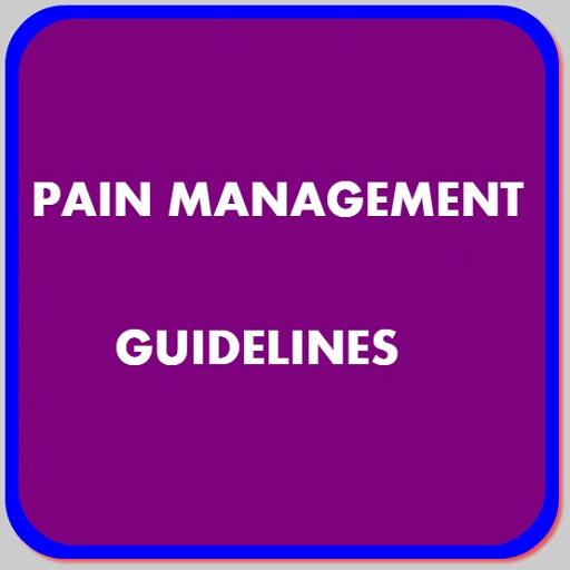Pain management guidelines icon