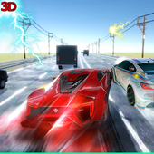 Racing in City Traffic - 3D icon