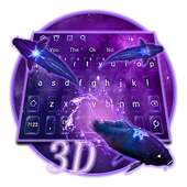 Neon koi fish 3d keyboard on 9Apps