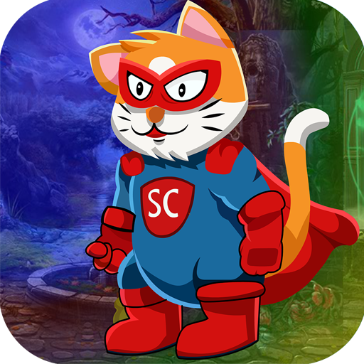Best Escape Game 497 Superhero Cat Escape Game icon