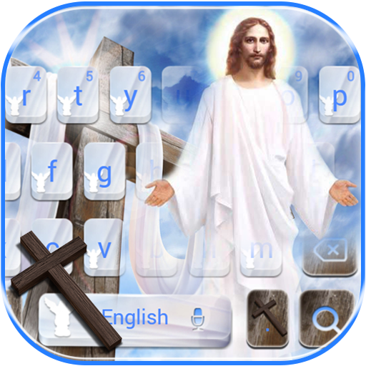 Jesus Christ Keyboard Theme God Bless You icon