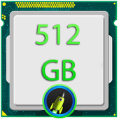 512 GB RAM Booster : 512 GB Storage Space Cleaner icon