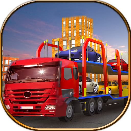 3D Car Transport parking icon
