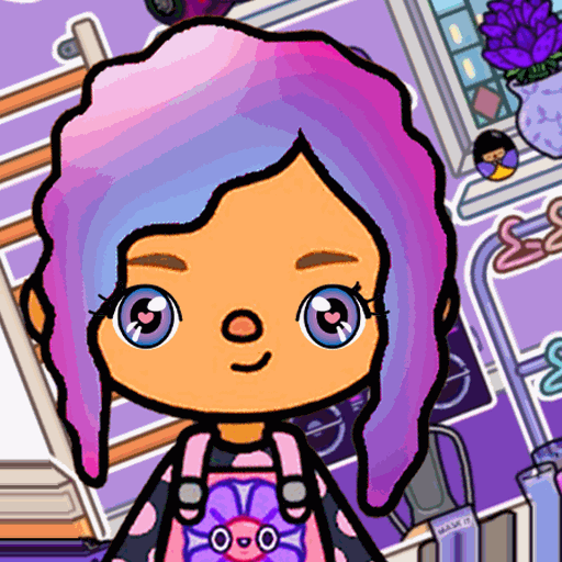 purple Toca Boca Life World Advice icon