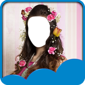 Flowers Hairstyle Photo Editor icon
