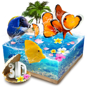 Lively 3D Color Fish Theme icon