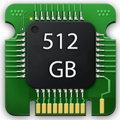 512 GB Storage Space Cleaner : 512 GB RAM Booster icon