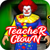 Scary clown Teacher Horror Neighbor icon