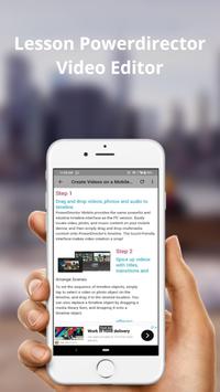 Lesson for Powerdirector Mobile screenshot 3