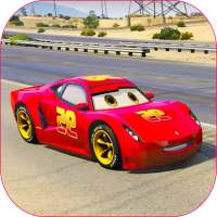 Splashy Superhero Vertigo racing : lightning car